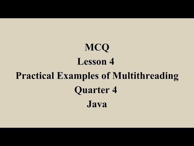 Practical Examples of Multithreading in Java | Q4 Java L4 P3 | SMILE ROAD
