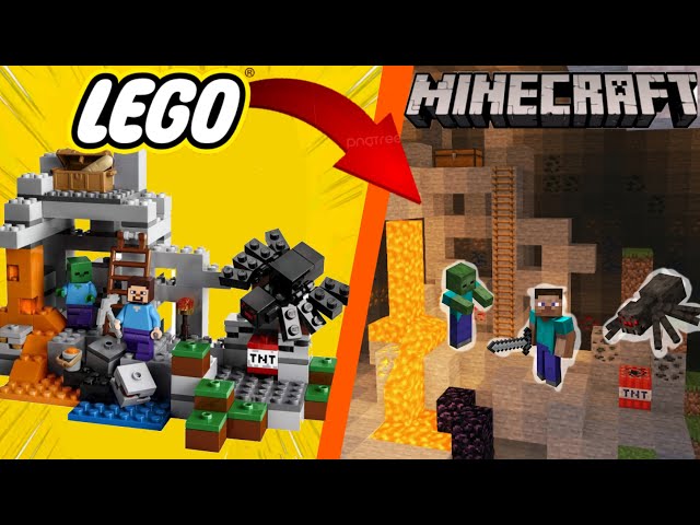 LEGO VS MINECRAFT 😱 sets de lego minecraft RECREADOS en MINECRAFT