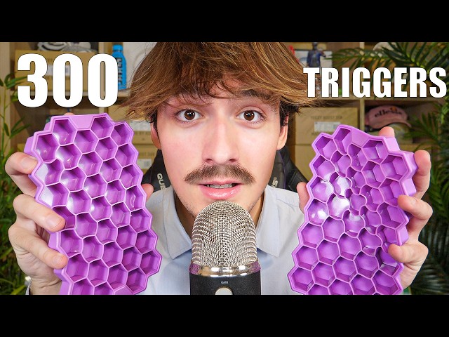 ASMR 300 TRIGGERS IN 30 MINUTES