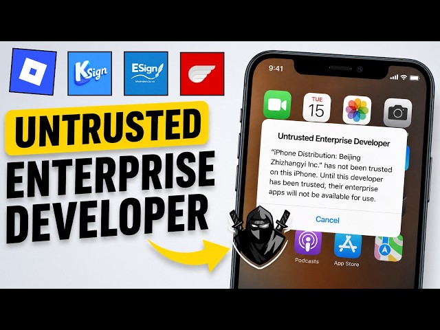"Untrusted Enterprise Developer" iOS | How to Deal With Untrusted Enterprise Developer on iPhone