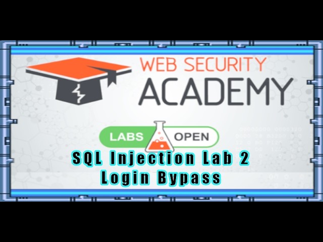 SQL Injection Lab 2 Login Bypass