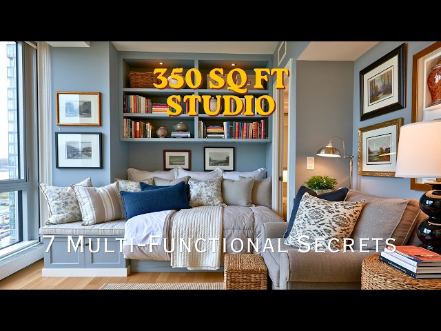 350 Sq Ft Studio Layout: 7 Brilliant Multi-Functional Decor Secrets