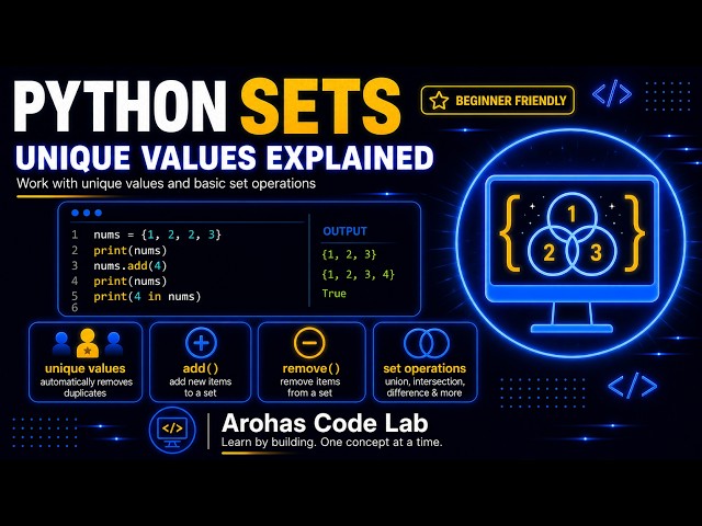 Python Sets Tutorial - Unique Values Explained