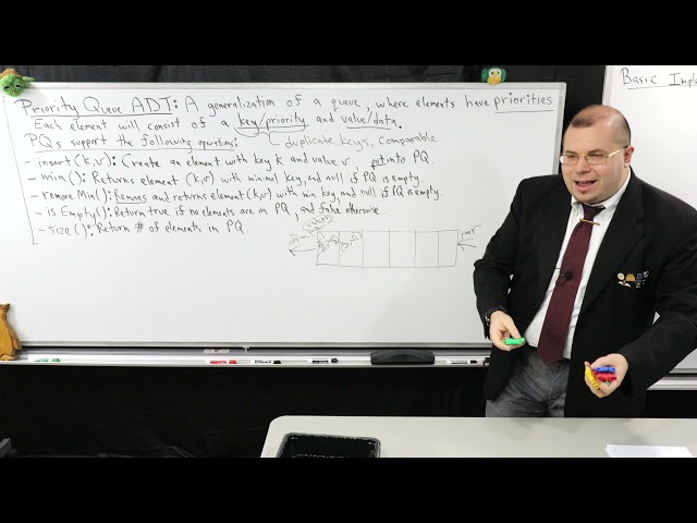 F2021 CS 340 Lecture 13 (Priority Queues, Introduction to Heaps, Array-Based Implementation)