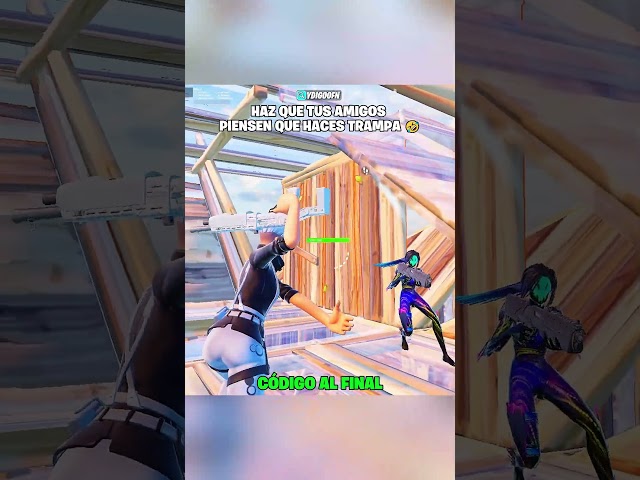 Aimbot 1v1 para trollear a tus amigos 🤣🙏 = 7890 6782 2173 #fortnite #ydigoo #fyp #fortniteaimbot