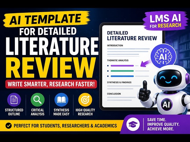 Write a Detailed Literature Review Using AI  Research Support Tool  LMS AI