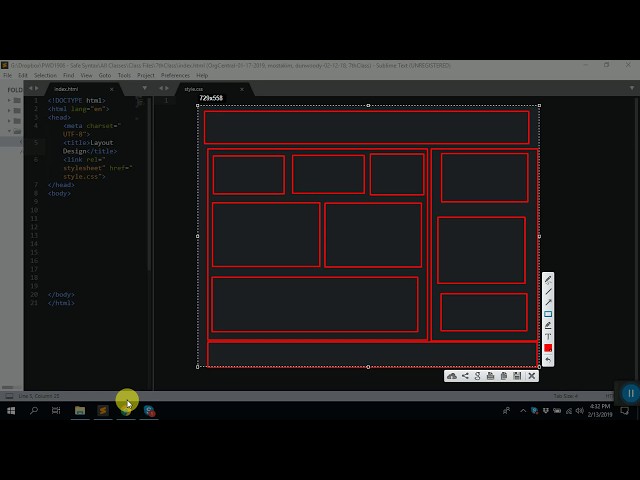 Layout Design Using by Float - CSS