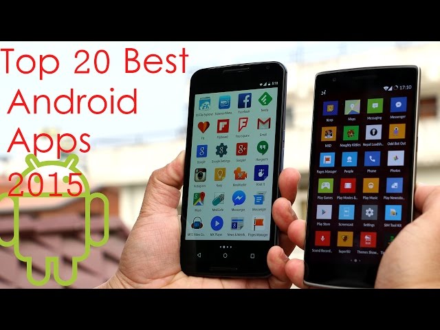 Top 20 Best Android Apps 2015