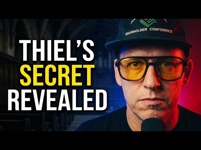 The Secret Peter Thiel Doesn't Want Shared: The Antichrist Lectures