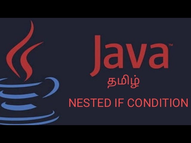 Nested IF condition in Java tamil#placements #java
