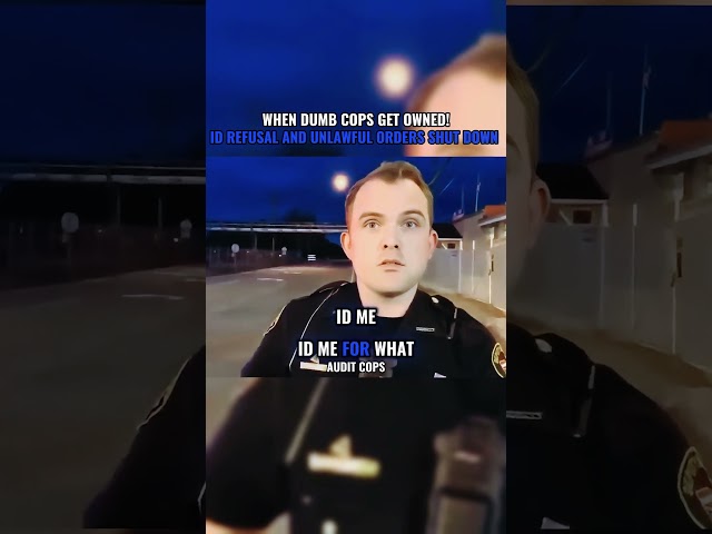 When Dumb Cops Get Owned! ID Refusal and Unlawful Orders Shut Down  First Amendment Audit #copsowned