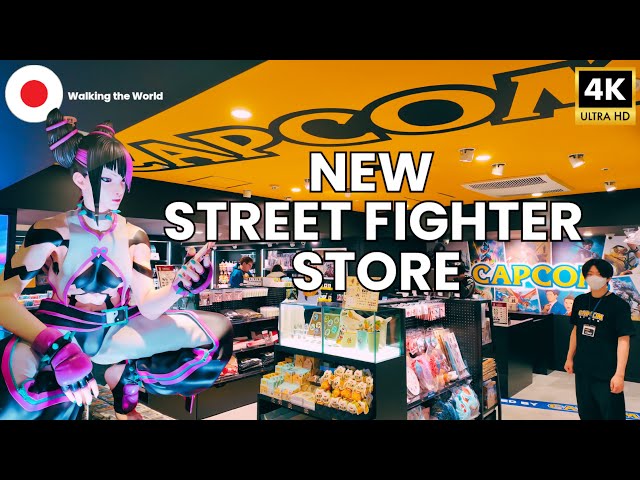NEW Capcom Store Tokyo 🇯🇵 Street Fighter Merch Tour (Ikebukuro 2026) [4K]