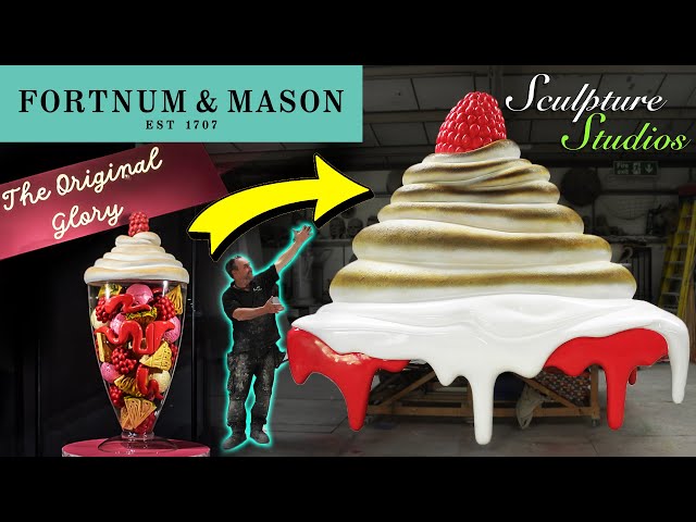 How We Made The Giant Knickerbocker Glory - Fortnum & Mason, London by Sculpture Studios