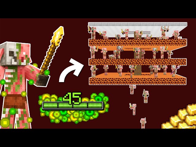 Minecraft EASIEST GOLD XP Farm - 26.2!
