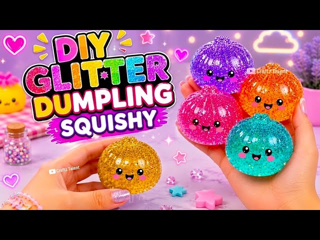 How to make viral dumpling at home No Slime No Clay 😱 Paper craft/ Easy craft ideas/ DIY project/art
