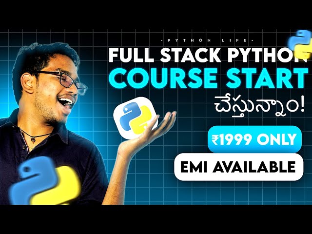 Full Stack Python Course in Telugu