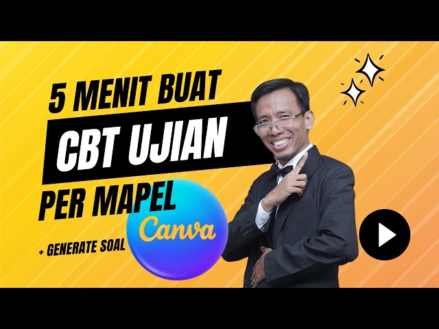 5 MENIT BUAT CBT MIRIP ANBK...SOAL LANGSUNG GENERATE