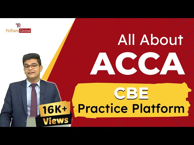 ACCA CBE Practice Platform | All About ACCA CBE | ACCA Computer Based Exam Demo | ACCA CBE Exam Tips