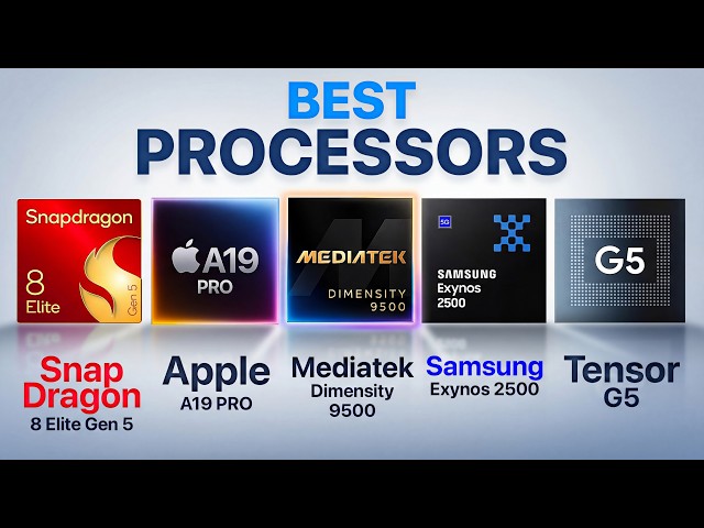 The BEST Smartphone PROCESSORS of 2026