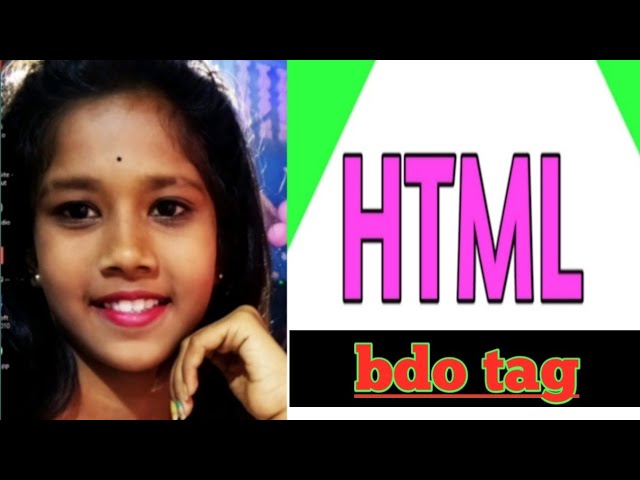 html bdo tag  in website or webpage.