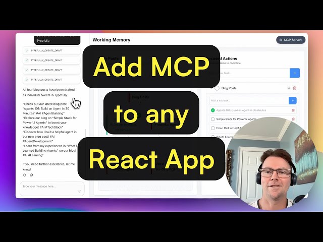 Turn Any React App Into an MCP Client (Demo)