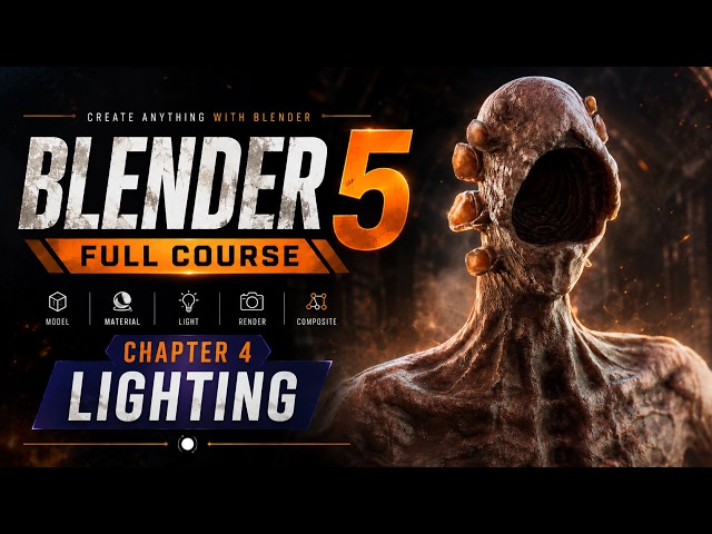 Blender 5 Full Course Part 4 - Lighting