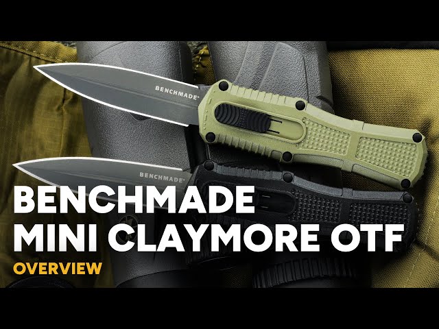 Benchmade Mini Claymore OTF - CPM-D2 EDC Automatic - Overview