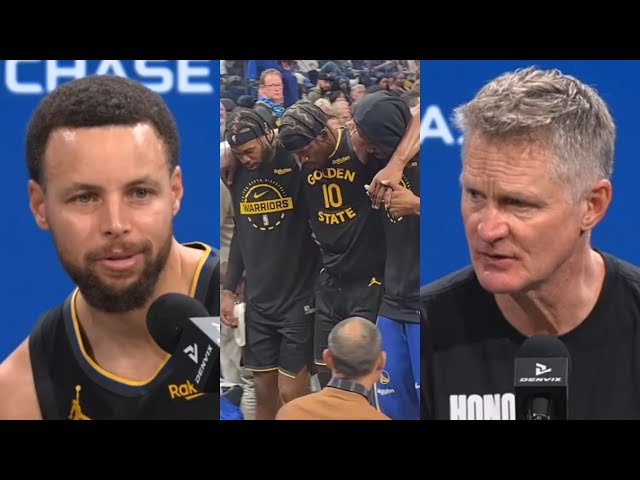 Steph Curry and Steve Kerr speak on Jimmy Butler knee injury vs Heat