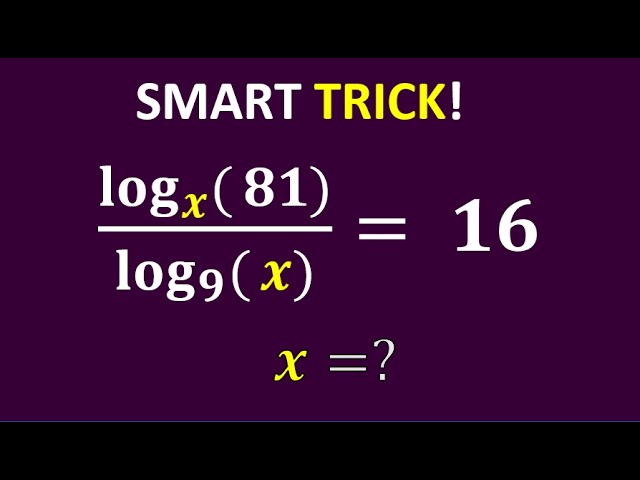 How To Solve Exponential Equation | x = 9 Looks Obvious… But It’s WRONG! Solve This Instead