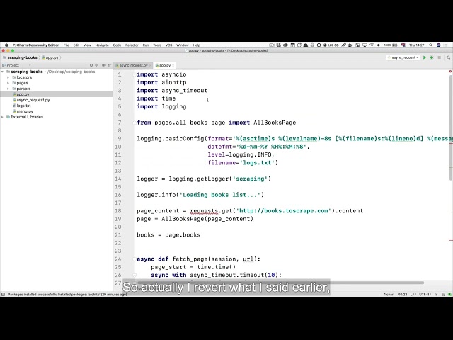 169  Turning our book scraping project async