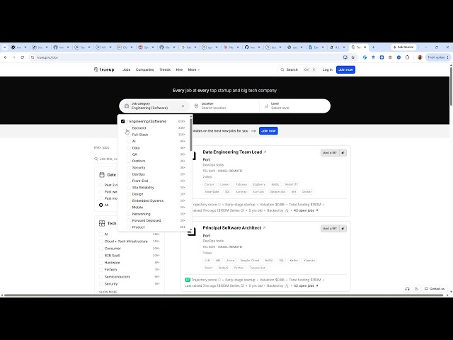 Early Career SWE Job Search