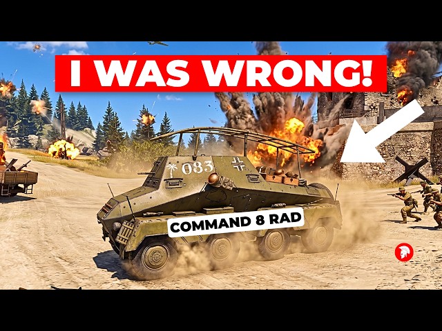 OK The Command 8 Rad Is Actually Pretty Good! - 4vs4 - Afrikakorps - Company of Heroes 3