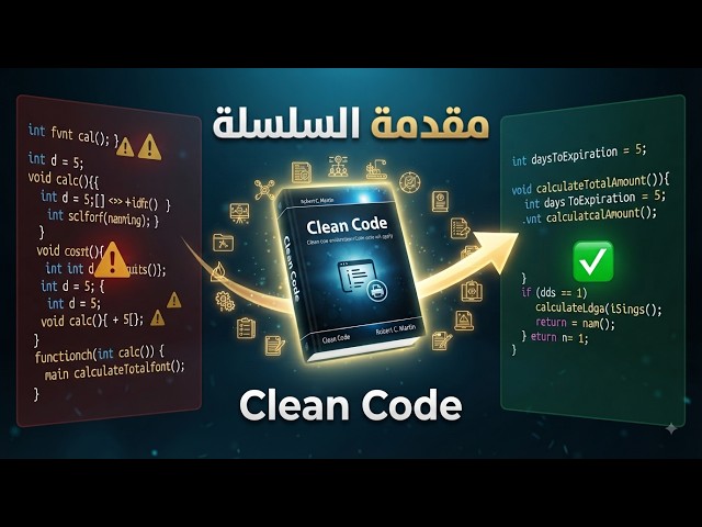 00 مقدمة السلسلة الكاملة | الكود النظيف: معيار الاحتراف Clean Code   📚