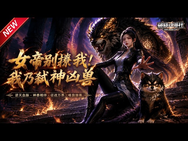 MULTISUB📢新番上线《女帝别嫌我！我乃弑神凶兽》第1~90集丨重生女帝错被嘲笑契约凡犬，饕餮暗中吞噬进化，一人一兽奇遇不断崛起！#最新漫剧 #破晓动漫社
