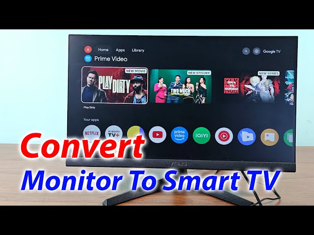 How to convert monitor into Smart TV
