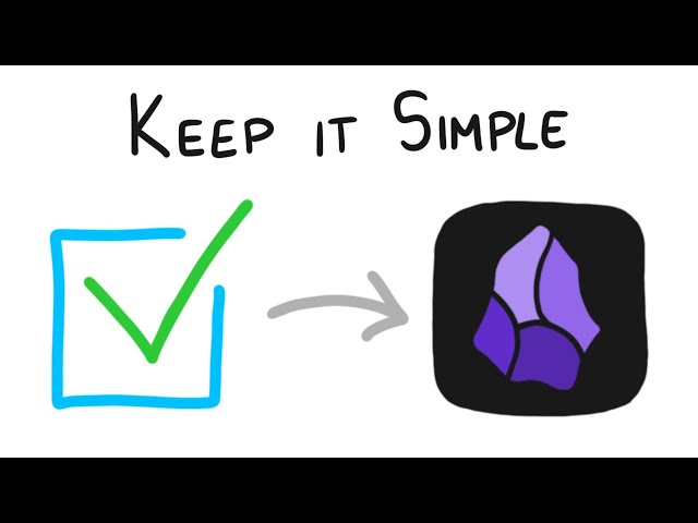 Minimalist Task Management in Obsidian