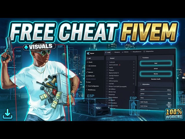 BEST FIVEM CHEATS FOR *FREE* (in 2026) 📢