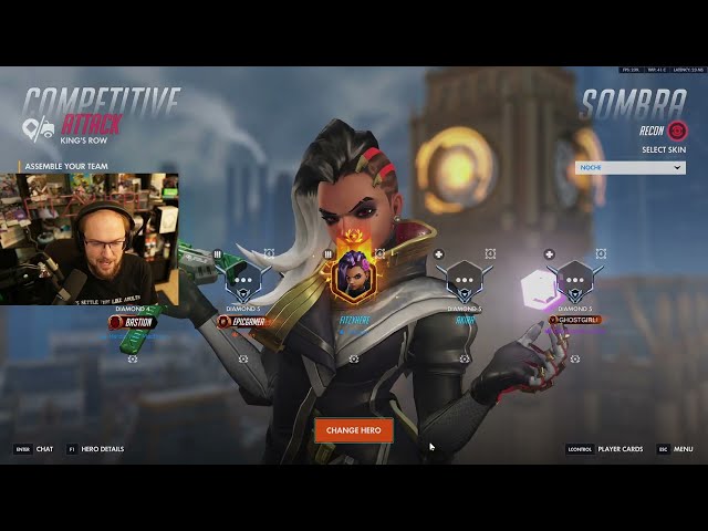 47 ELIMS! THE ORIGINAL SOMBRA KING FITZY – Overwatch Season 2 Gameplay