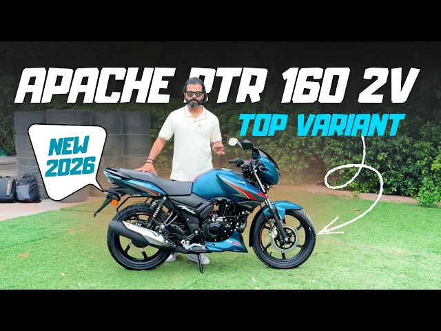 New Apache RTR 160 2V Top Variant Review | Motorxone