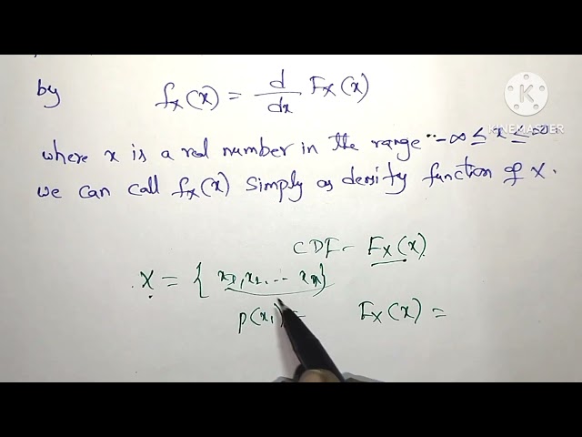 || Probability Density Function (pdf) in Telugu || PTSP || Engineering || ECE || 