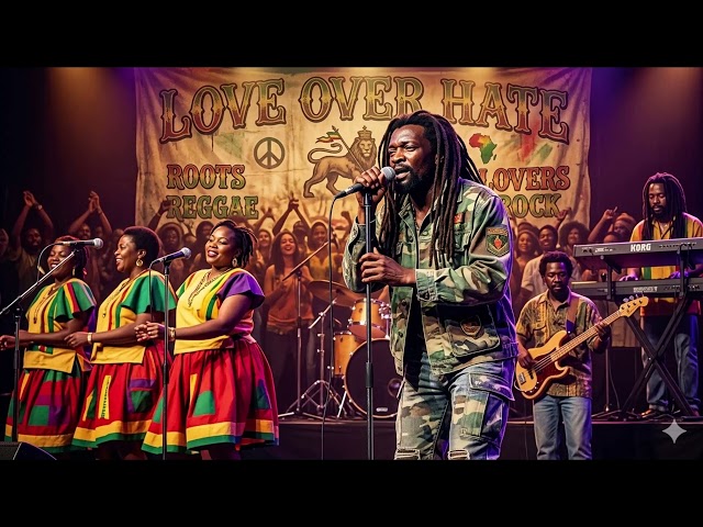 Love Over Hate -reggae, 1990s, Lucky Dube, roots reggae.