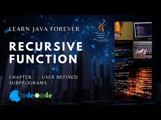 Recursion in Java | Java |Recursive function in Java