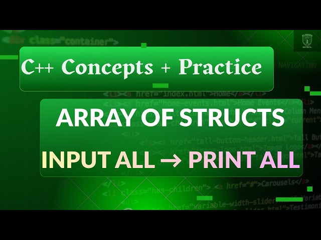 What Is an Array of Structures in C++? (Store Many Records Easily)