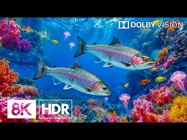 Breathtaking Sea Life & Crystal Clear Underwater Beauty in 8K | Dolby Vision™