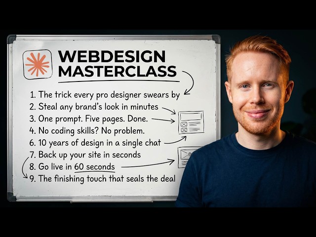 Claude Code Web Design: 10 Years Covered In 66 Minutes