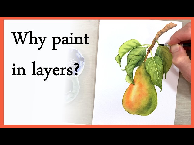 How I Layer Watercolor to Reduce Muddy Color...