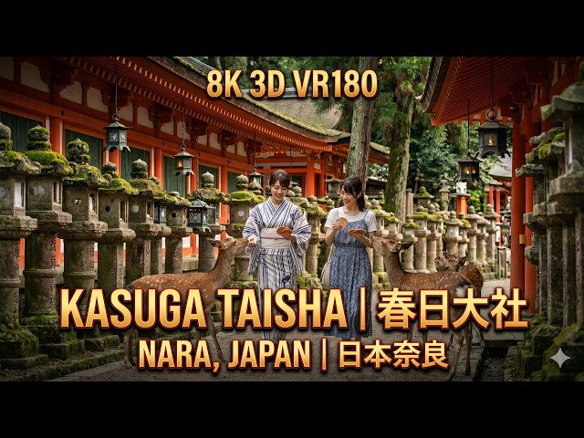 8K3D VR180 | Whispers of Lanterns and Moss: Kasuga Taisha, Japan | 千灯曳影，绿苔古道 | 日本春日大社