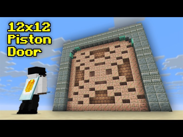 This Massive Piston Door is Surprisingly Easy to Build (Java Edition)