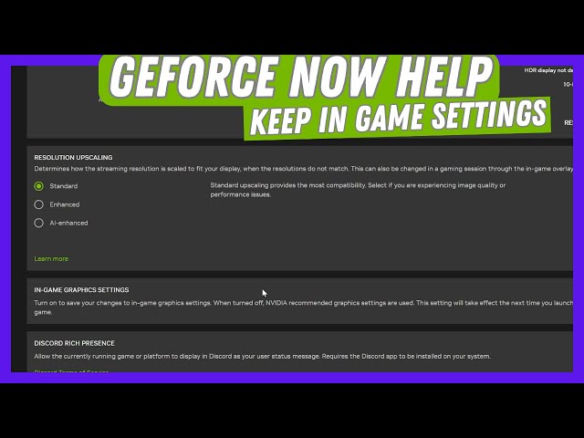 How to Save Your In-Game Settings on GeForce Now | PC & Mac Guide 2024