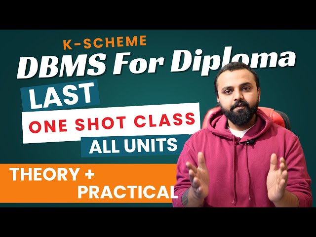 Complete DBMS in One Shot | Only One Video You Need To Learn Full Database with Theory & Practical